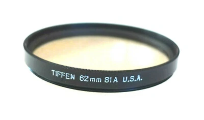 62mm Tiffen 81A Filter - Mild Warming CC - NEW - Image 1 of 2