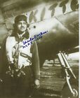 Charles MCGEE Pilot TUSKEGEE AIRMAN signierter NACHDRUCK 8,5 x 11 Foto KOSTENLOSER VERSAND