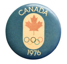 1976 Montreal Summer Olympics Pin Button Macaron Canada XXI Olympiad