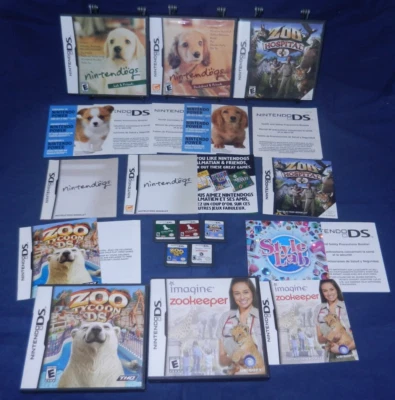 DS; Nintendogs Lab & Dachshund, Zoo Tycoon DS, Zoo Hospital, Imagine Zookeeper - Image 1 of 4