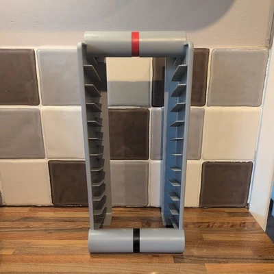 VINTAGE/RETRO PS1 PLAYSTATION ONE GAME DISC STORAGE RACK - HOLDS 11 CASED GAMES - Image 1 of 4