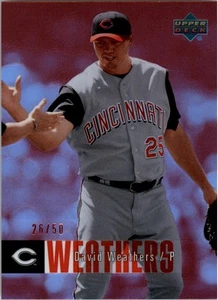 Upper Deck Special 2006 F/X rojo #572 David Weathers/50 - casi nuevo-como nuevo - Imagen 1 de 2