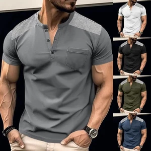 Fitness Short Sleeve Tops For Sports Brand New Color Matching Regular Length - Picture 1 of 30