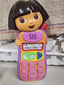 Dora The Explorer Knows Your Name Cell Phone Toy 2006 By Mattel Free Shipping - Picture 1 of 4