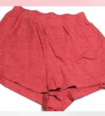 Pantalones Cortos Para Mujer Altos Old Azul Marino Naranja/Salmón Rosa Cintura Elástica Talla Grande Foto 1 de 3
