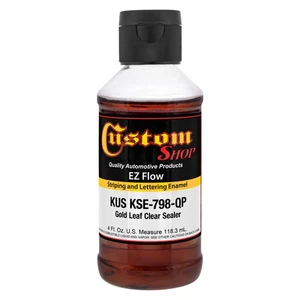 Custom Shop KSE798-QP Gold Leaf Clear Sealer - EZ Flow Striping Lettering Enamel - Picture 1 of 3