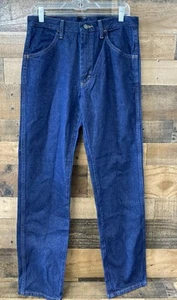 Rustler by Wrangler Men's Jeans Regular Fit Heavyweight Straight Leg Dark 31X32 - Picture 1 of 8