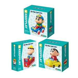 Keeplay Buntstift Shinchan 3 Auto & Figuren Full Set DZ0210 DZ0211 DZ0212 Spielzeugblock - Bild 1 von 18