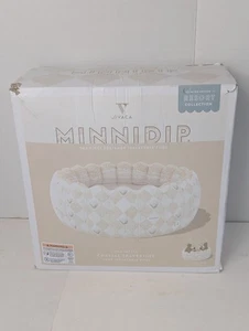 MINNIDIP Exclusive Resort Collection Tufted Coastal Travertine Inflatable Pool  - Picture 1 of 6