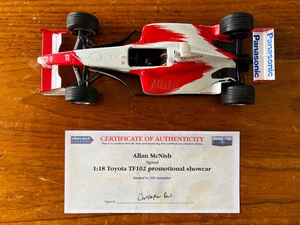 Minichamps 1:18 Model Toyota TF102 Promotional Showcar F1 Limited Edition Signed - Picture 1 of 11
