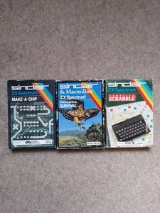 A Collection of Retro Sinclair ZX Spectrum Games Scrabble Make-A-Chip #232 - Imagen 1 de 4