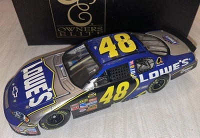 Литая модель NASCAR Джимми Джонсона ELITE NO48 Lowe's 2007 1:24 - Изображение 1 из 4