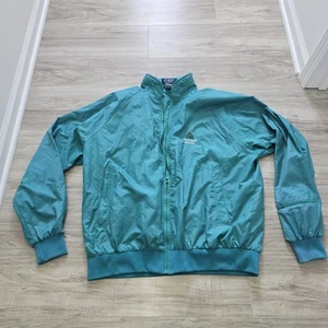Vintage La Mode Full Zip Hooded Windbreaker Jacke Green Tatum Ridge - Bild 1 von 12