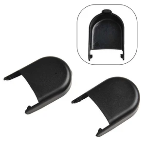 Windshield Washer Cap Set in Solid Black Color for For Opel For Mokka (12 18) - Picture 1 of 12
