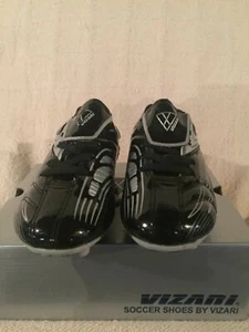 New in Box Youth Vizari Striker FG Black/Silver Soccer Cleats #93290 - Picture 1 of 4