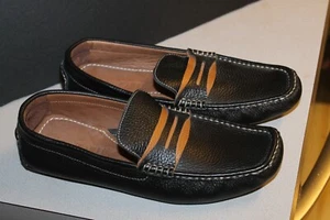 NEW GIROTTI 5260 Men's LOAFERS MOCCASINS Made in ITALY 39cm 6-6.5 US $235 retail - Picture 1 of 7