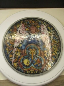 Eleganter LYNDHURST Engel Buntglas Sonnenfänger - National Trust Historical Tr - Bild 1 von 2