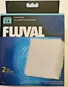 Filtro de alimentación Fluval Hagen C4 etapa 1 almohadilla de espuma medios 2 paquete 14007 - Imagen 1 de 4