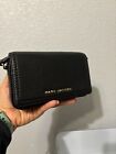 New without tags MARC JACOBS Black Groove Leather Crossbody Mini Bag (MSRP $195)