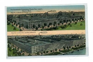 Studebaker Factories Post Card Detroit - Picture 1 of 1