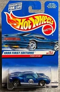 1999 Hot Wheels First Editions 16/26 Ford GT-40 #921 - Picture 1 of 6
