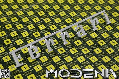 Ferrari Emblem Schriftzug Zeichen Scritta F40 F50 288 308 348 360 430 458 F12 - Bild 1 von 3