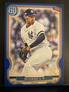 2020 Topps Gypsy Queen Blue #142 Luis Severino/150 New York Yankees - Picture 1 of 3