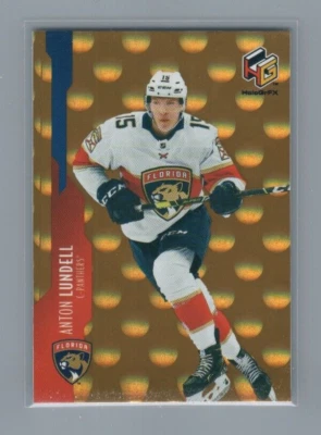 🏒 2021-22 Upper Deck Extended ROOKIE Anton Lundell HoloGrFX Gold PANTHERS 🚨RC - Image 1 of 3