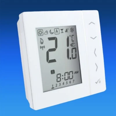 Raumthermostat Salus VS20WRF AP Raumregler Fußbodenheizung Funk - Bild 1 von 2