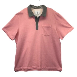 LANAI Collection Poloshirt Herren XXL Rosa & Grau Baumwolle Kurzarm - Bild 1 von 10