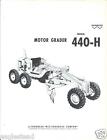 Equipment Brochure - Wabco - 440-H - Motor Grader - c1964 (E2751) 