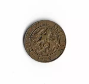 1959 Netherlands Antilles - 2 ½ Cents - 465 - Bronze - 4g - Picture 1 of 2