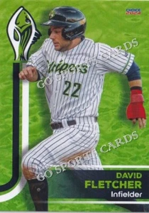 2024 Gwinnett Stripers David Fletcher Braves RC Rookie Minor Baseballkarte - Bild 1 von 1