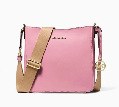 New Michael Kors Jet Set Travel Small Messenger Bag Carnation with Dust bag - Image 1 of 4