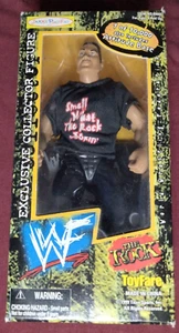 WWF THE ROCK 1999 ToyFair Jakks Action Figure 1 of 10,000 NEW Dwayne Johnson - Picture 1 of 12
