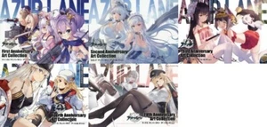 Azur lane 1st 2nd 3rd 4th 5th Anniversary Art Collection book 5 set anime Used - Picture 1 of 6
