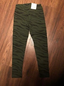"So" Original Brand Girls Sz 8 Green Camo Leggings Stretch Camouflage Reg$16!! - Picture 1 of 5