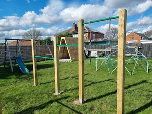 Outdoor Gymnastics Monkey Bars UK Made Heavy Duty Pull up Climbing Equipment - Picture 1 of 6