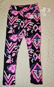 NUEVO Pantalones Hurley Talla XL Rosa Negro Floral Calce Alto Leggings H20 DRI NUEVOS CON ETIQUETAS - Imagen 1 de 5