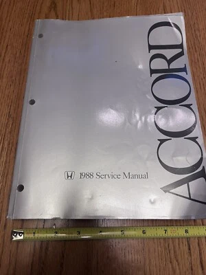 Honda Accord 1988 taller manual de reparación libro motor transmisión eléctrico Foto 1 de 4
