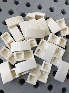 LEGO Blanco Suave Placa de Azulejos con Arco 1X2X2/3 Amigos Techo Piso Lote de 24 Nuevo - Imagen 1 de 2