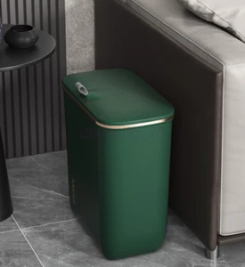 Kitchen Bathroom Essential:Wall Mounted Trash Can w/ Lid,Ultra - Spacious Design - Picture 1 of 27