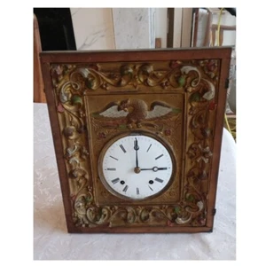 Reloj de pared ornamentado de influencia austrohúngara de la Selva Negra aprox. 1880 - Imagen 1 de 16