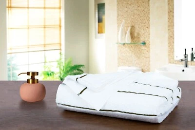 Amplia decoración toallas de playa cabaña rayas 100 % algodón 30 X 68 pulgadas 100 % algodón  Foto 1 de 4