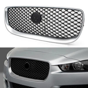 1x Front Center Grill ABS Plastic For JAGUAR XE 2015 2016 2017 2018 - Picture 1 of 10