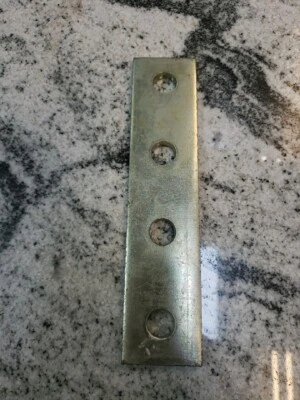 B-LINE ZX207 4 Hole Splice Plate USIP,,,(AD1) - Image 1 of 4