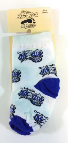 Infant Toddler Baby Girls Boys Kids Orlando Magic NBA Basketball Bootie Socks Cover