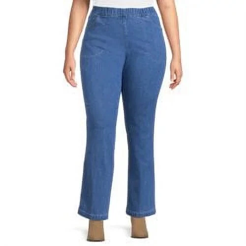 Just My Size JM3962 Plus Size 4-Pocket Stretch Bootcut Jeans Pick Size/Color - Image 1 of 1