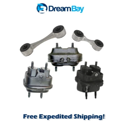 1993-1996 for Cadillac Eldorado 4.6L Engine Motor & Transmission Mount Set 5PCS - Image 1 of 4