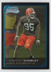2006 BOWMAN CHROME ROOKIE Kamerion Wimbley Rookie Cleveland Browns #71 - Picture 1 of 2